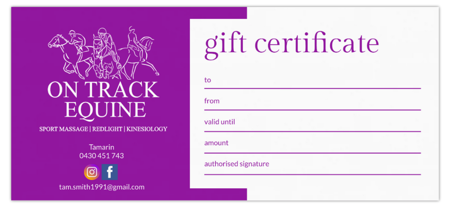 Gift Certificate